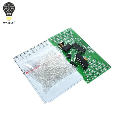 5V Electronic Hourglass DIY Kit Funny Electric Production Kits Precise With LED Lamps Double Layer PCB Board 84*40mm