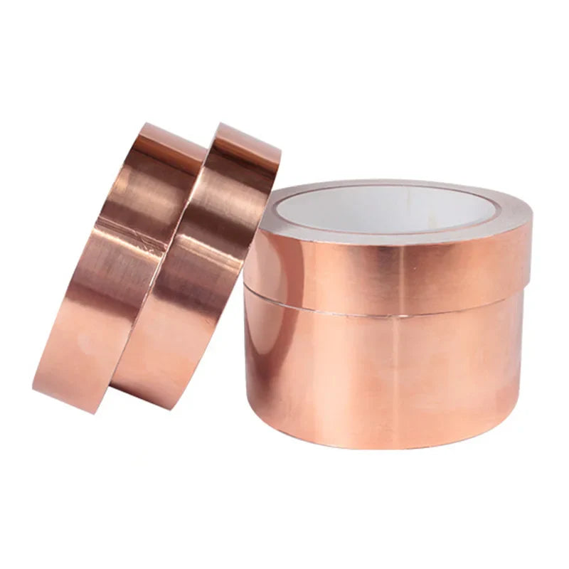 DIY Copper Foil Tape EMI Shielding Doubel Side Conductive Repair Adhesive Tape Snail